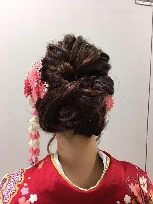 【兵庫県　西脇市　きものにしむら】兵庫県2019年成人式ヘアスタイル流行コレクション